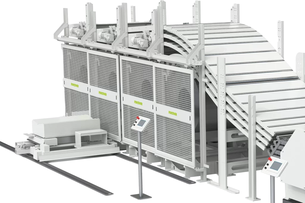 material guides for sheet metal in a multicoilline